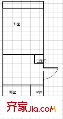 泰山小區(qū) 2室 戶型圖