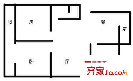 關(guān)莊組團(tuán)小區(qū) 3室 戶型圖
