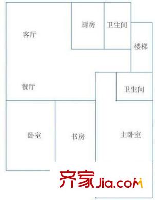 碧水灣 3室 戶型圖