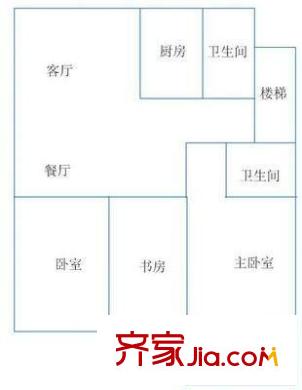 碧水灣 3室 戶型圖