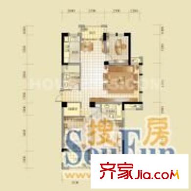 永業(yè)小區(qū) 3室 戶型圖