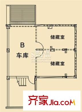 開元麓郡戶型圖B戶型 4室3廳4衛(wèi)1廚
