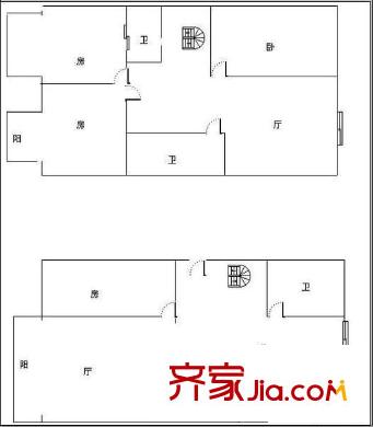 嘉惠園 4室 戶型圖