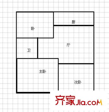 劉場(chǎng)世紀(jì)花園 3室 戶(hù)型圖