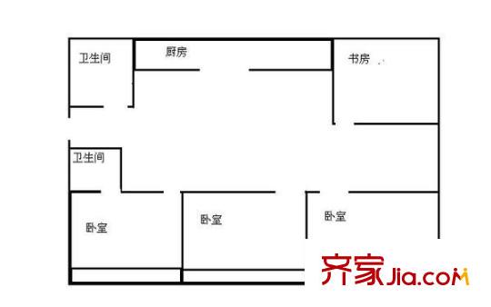 康樂園 4室 戶型圖