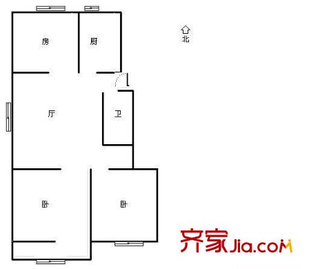 金泰小區(qū) 3室 戶型圖