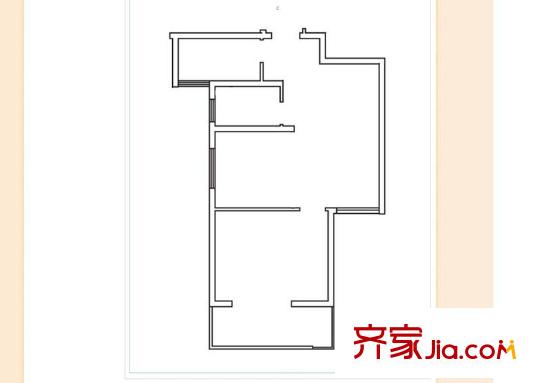 黃河麗景花園 0室 戶型圖