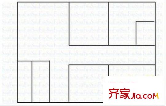 錦繡嘉園 4室 戶型圖