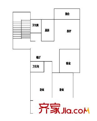 幸福家園 0室 戶型圖