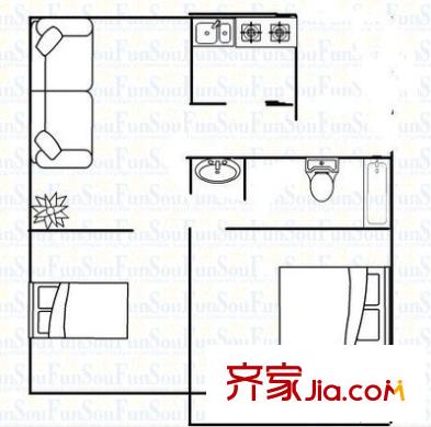 徐州人家 3室 戶型圖