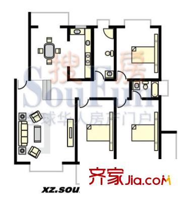 徐州 楓林綠洲 戶型圖
