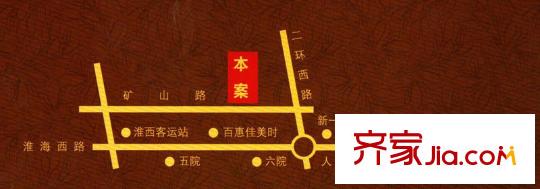 鑫苑景園交通圖