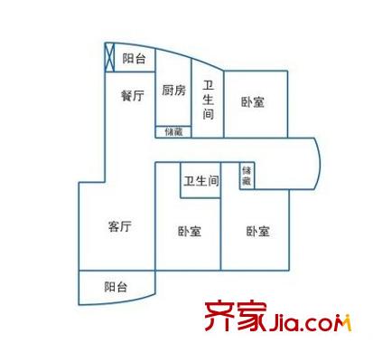 碧螺山莊 4室 戶型圖