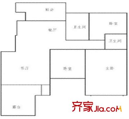 豪紳嘉苑 0室 戶型圖