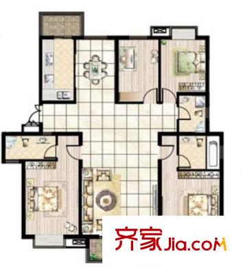 中國(guó)鐵建未來(lái)城 0室 戶型圖