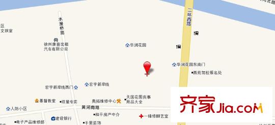 天瑞華府交通圖