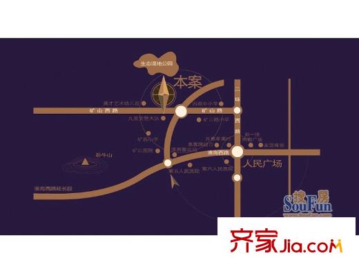 西城晶華交通圖