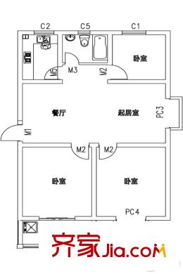 馨寧雅居5#1單元1戶 