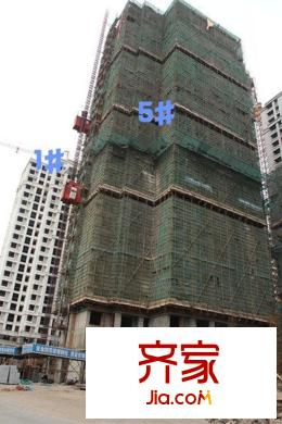 宏基天城1#5#工地進(jìn)度圖（2014-10-28）