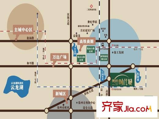 美的時代城區(qū)位圖