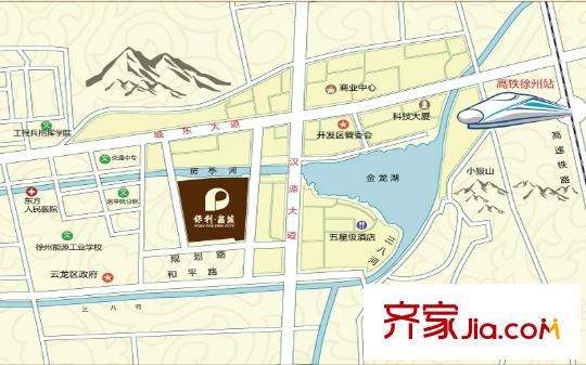 保利鑫城區(qū)位圖