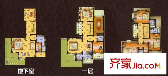 漢泉山莊戶型圖檀宮XA2戶型 6室5廳5衛(wèi)1廚