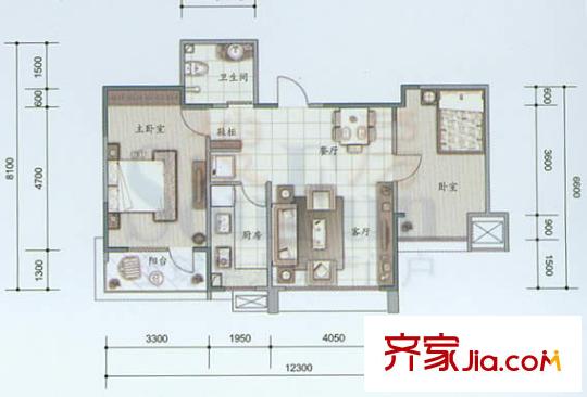 徐州 阿爾卡迪亞 戶型圖