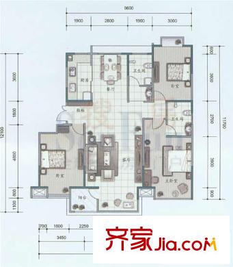 徐州 阿爾卡迪亞 戶型圖