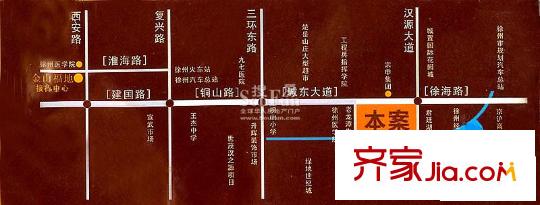 金山福地交通圖