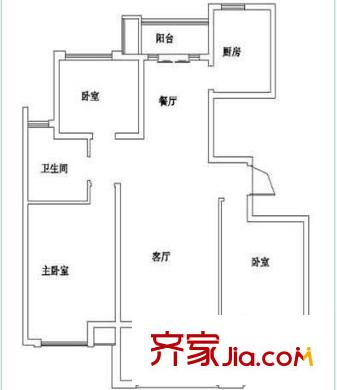 國基城邦 0室 戶型圖