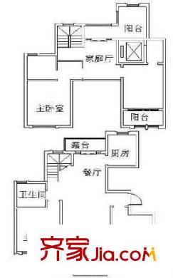 國基城邦 0室 戶型圖