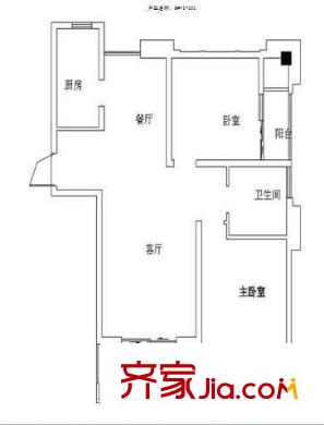 國基城邦 0室 戶型圖