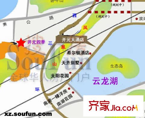 開元四季交通圖