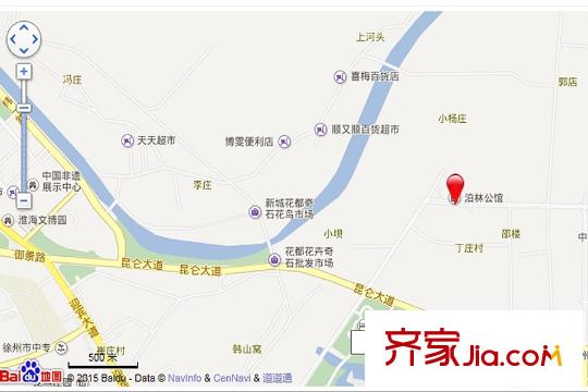 綠地泊林公館交通圖