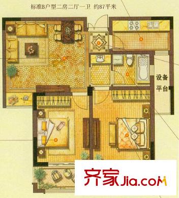 東方鑫乾 戶型圖