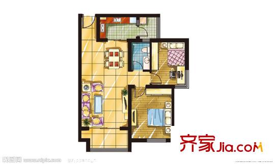 紫薇苑 戶型圖