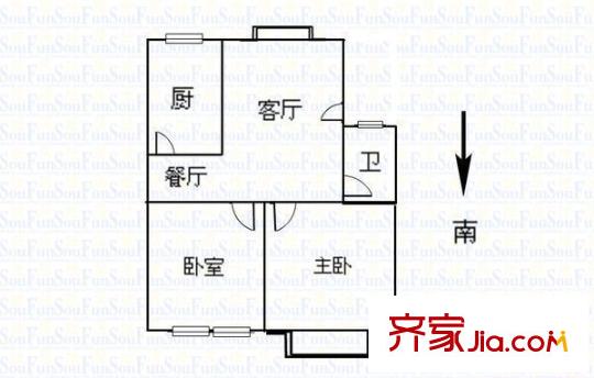 西城花園 戶型圖