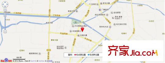 王彭小區(qū)交通圖 