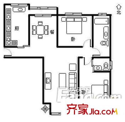 秦灶新村 戶型圖