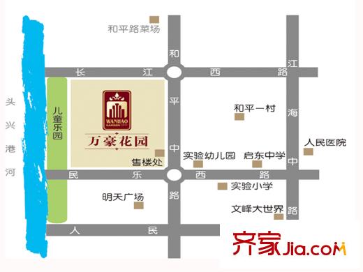 米蘭陽光交通圖區(qū)位圖