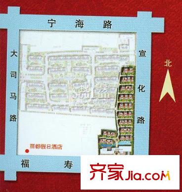 城建嘉園交通圖位置圖