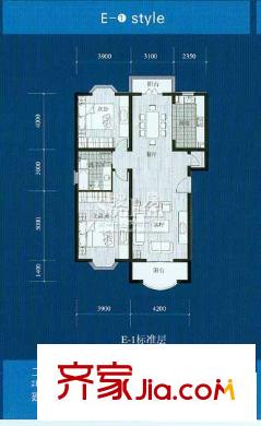 上海新城 E-1戶型