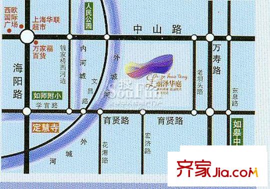 麗澤華庭交通圖位置圖