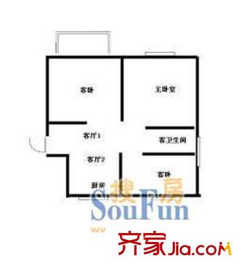 虹橋北村鉆石樓 戶型圖