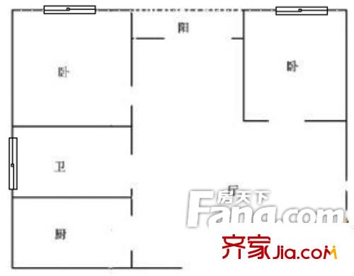 富麗花園 戶型圖