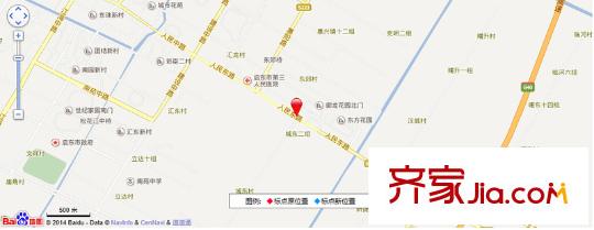 東郊花苑交通圖 