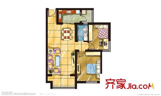板橋新村 戶型圖