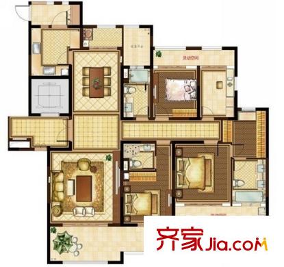 段家壩花苑 戶型圖