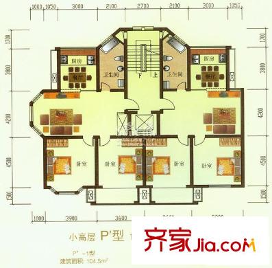 金九華府 小高層p’戶型10#、11#、32#
