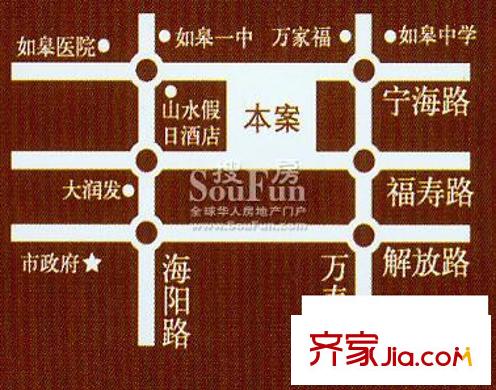 金九華府交通圖 位置圖